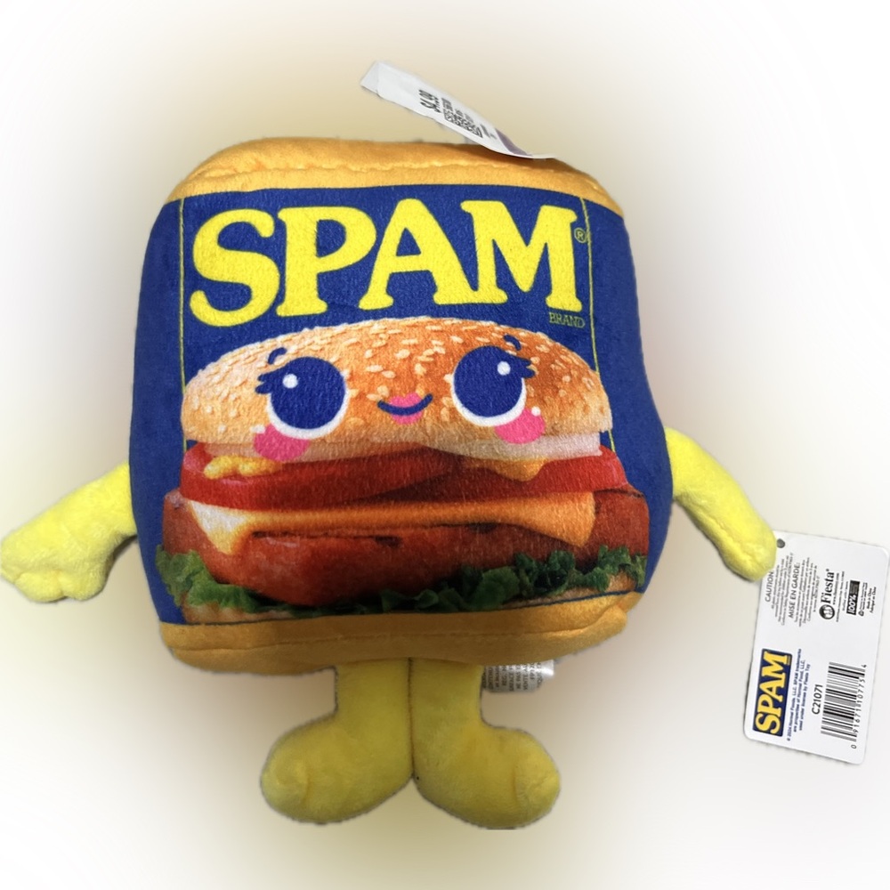 SPAM Hamburger Plush Toy w/ Legs – Fiesta Toy – 2024 – w/ Tags